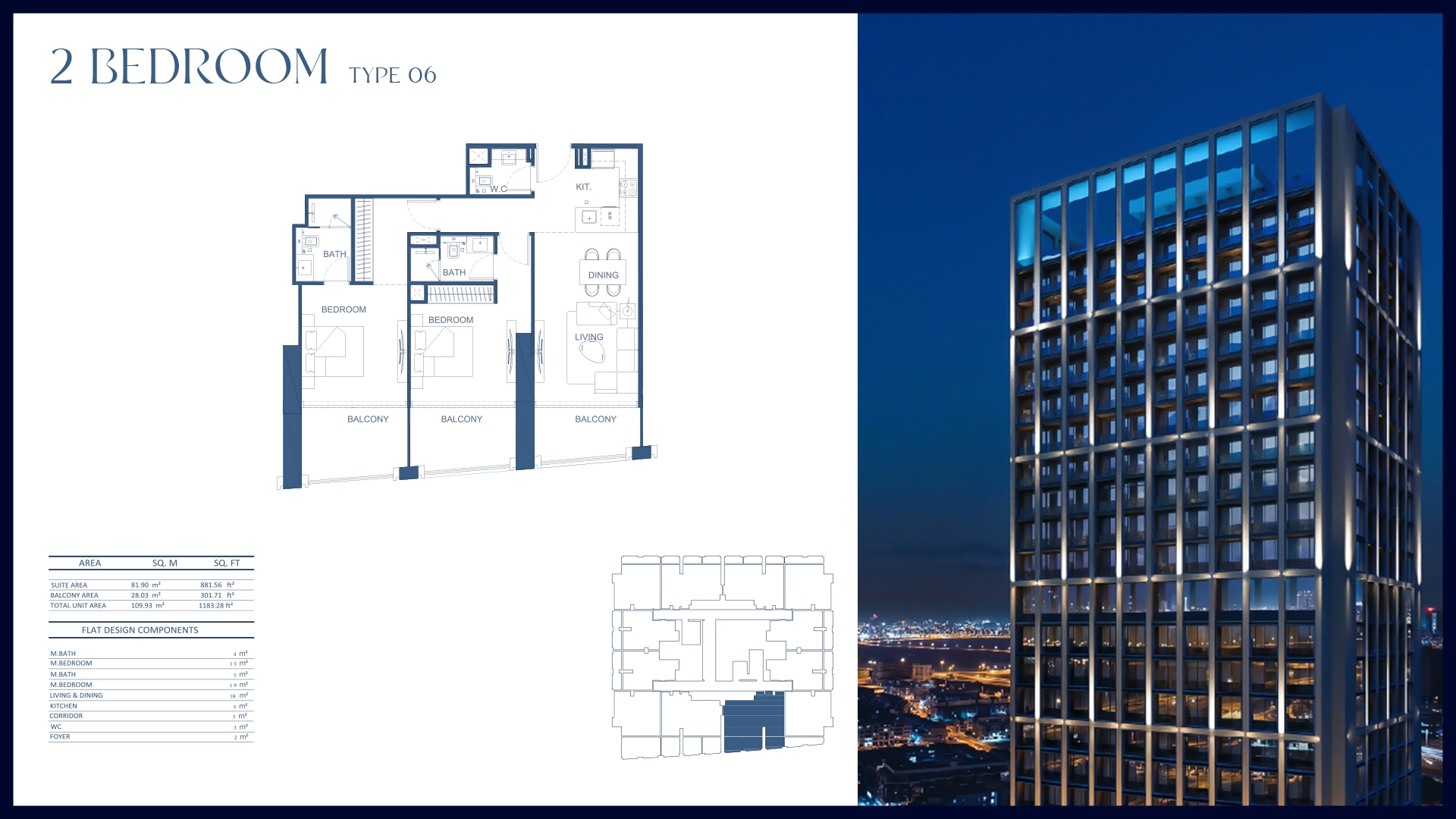 2 BR - Type B